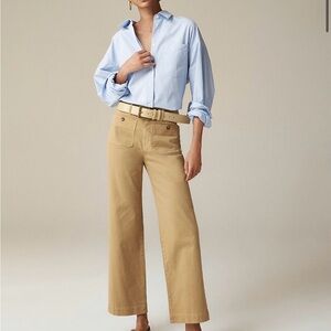 J. Crew Sailor Slim Wide-leg Chino Pant
